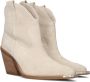 Bruin Tinten New Kole 34262 Enkelboots Enkellaarsjes Dames Beige - Thumbnail 1