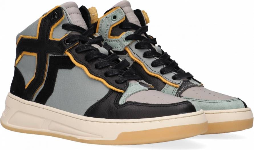 Bronx Damessneaker ""OLD COSMO HIGH TOP"" zwart groen