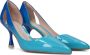 Bronx New vivian 75133 Pumps High Heels Schoenen Hoge Hak Dames Blauw - Thumbnail 1