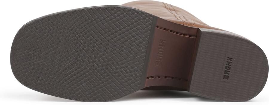 Bronx Stijlvolle Rimpels Laarzen Brown Dames - Foto 4