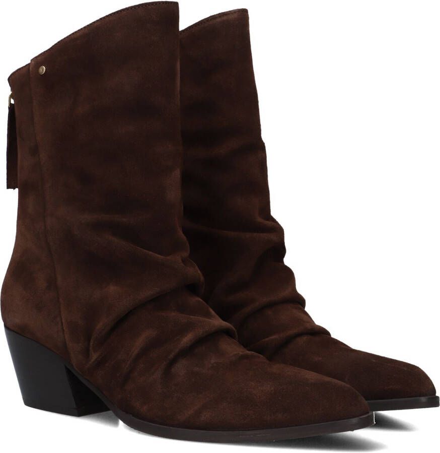 Bronx Lizz-y Enkellaarsjes Enkelboots met rits Dames Bruin