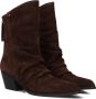 Bronx Lizz-y Enkellaarsjes Enkelboots met rits Dames Bruin - Thumbnail 1