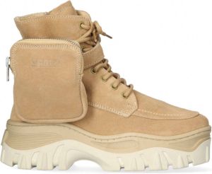 Bronx Jaxstar veterboot van leer met afneembaar etui