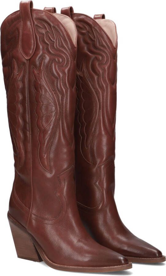 Bronx New-kole 14177 Cowboylaarzen Western Laarzen Dames Cognac