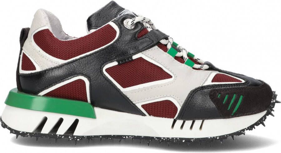 Bronx Ha cker 66430 Lage sneakers Leren Sneaker Dames Grijs