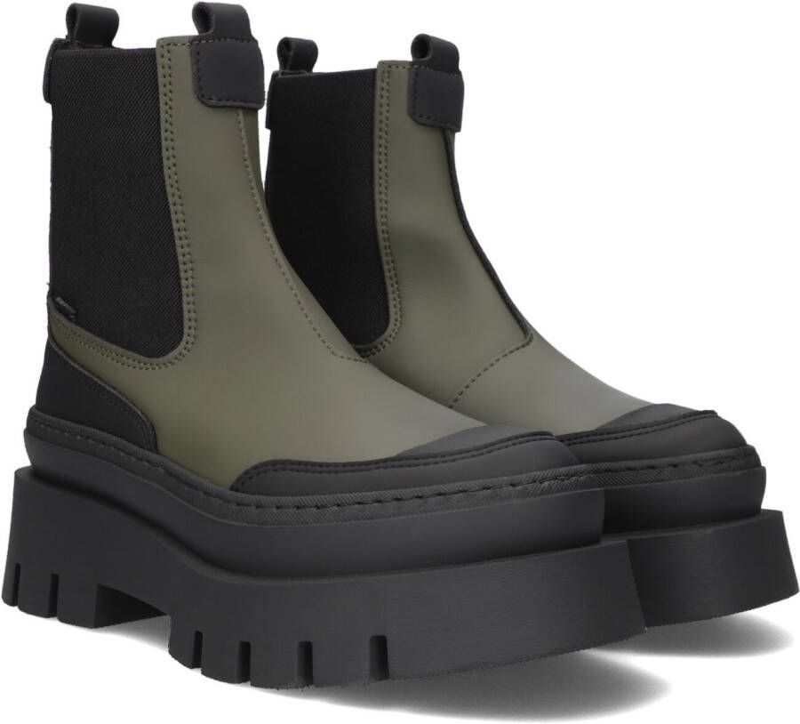 Bronx Groene Enkelboots Evi-ann 47427