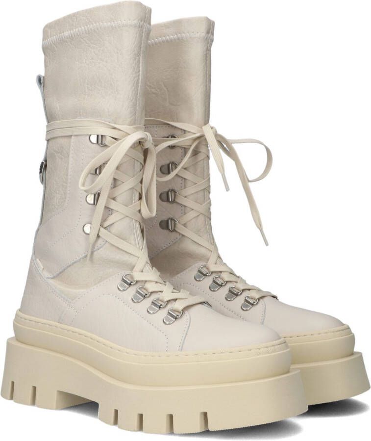 Bronx Evi ann 47425 Enkelboots Enkellaarsjes Dames Wit