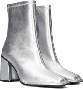 Bronx Sonn-y 34240 Enkellaarsjes Enkelboots met rits Dames Zilver
