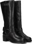 Bronx Zwarte Bikerlaarzen New-Camperos Black Dames - Thumbnail 1
