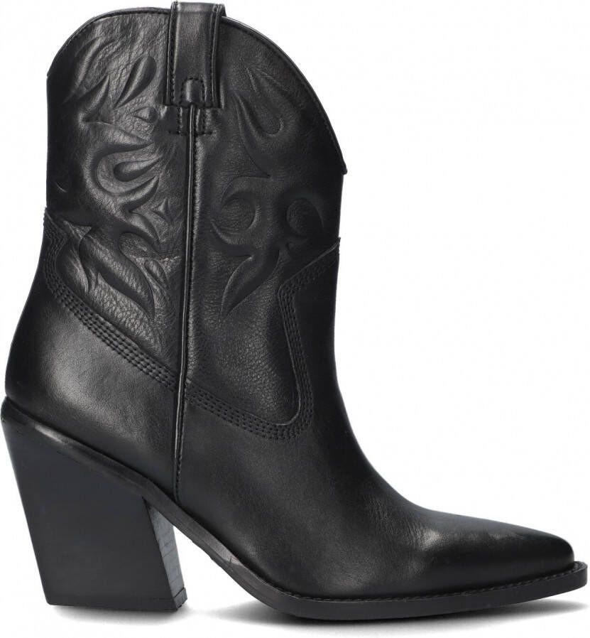 Bronx New-kole 34225 Cowboylaarzen Western Laarzen Dames Zwart