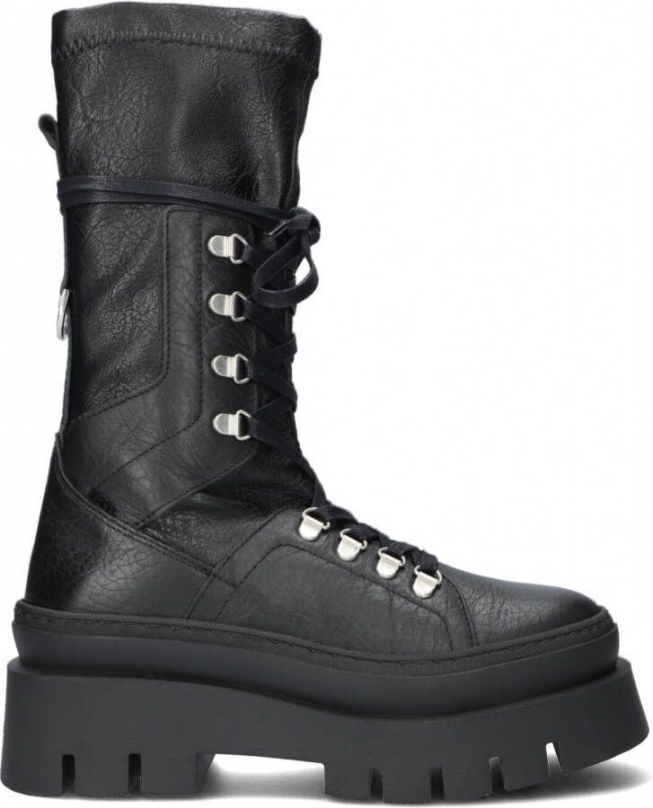Bronx Evi-ann 47425 Enkelboots Enkellaarsjes Dames Zwart