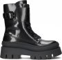 Bronx Evi-ann 47426 Enkelboots Enkellaarsjes Dames Zwart - Thumbnail 1