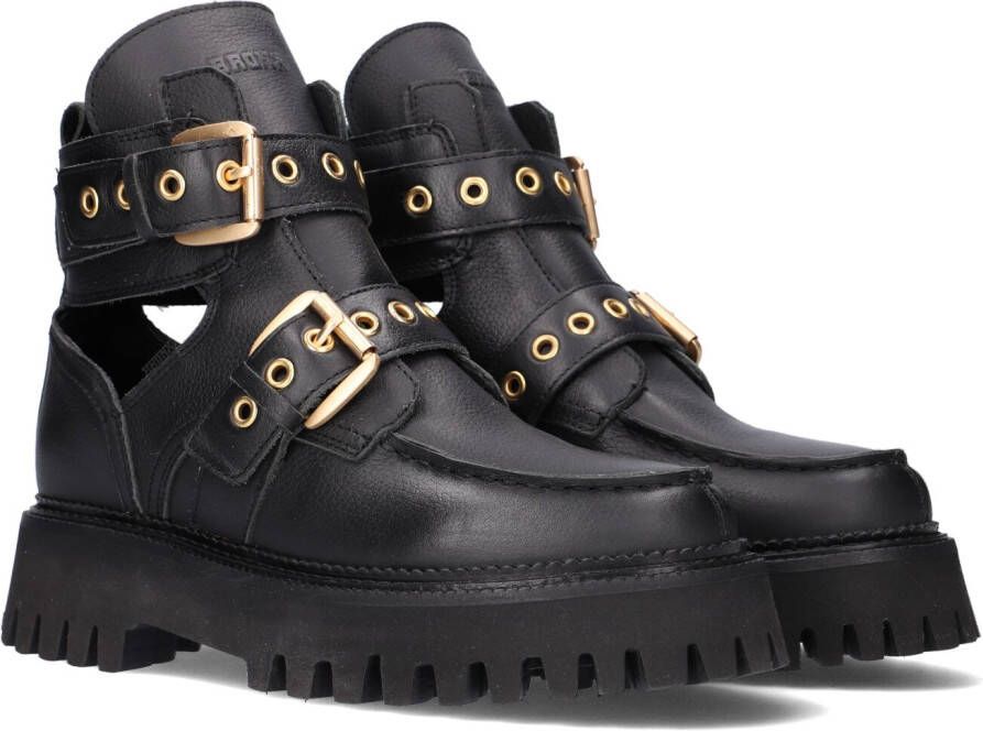 Bronx Groov y 47322 Enkelboots Enkellaarsjes Dames Zwart