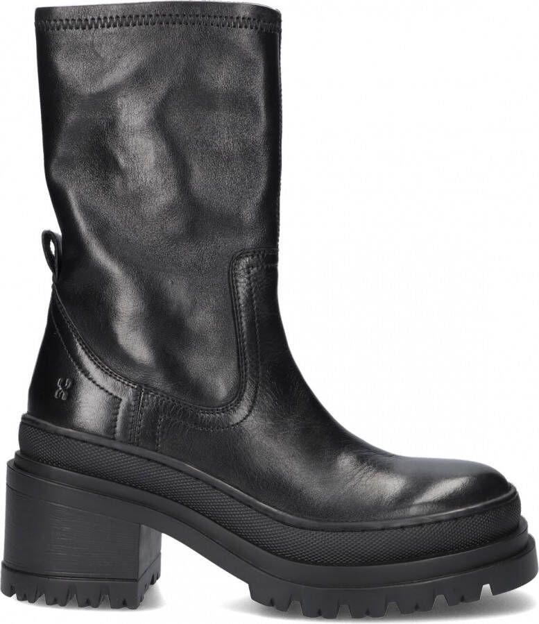 Bronx Lyss A Enkelboots Enkellaarsjes Dames Zwart