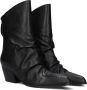 Bronx Lizz-y Enkellaarsjes Enkelboots met rits Dames Zwart - Thumbnail 1