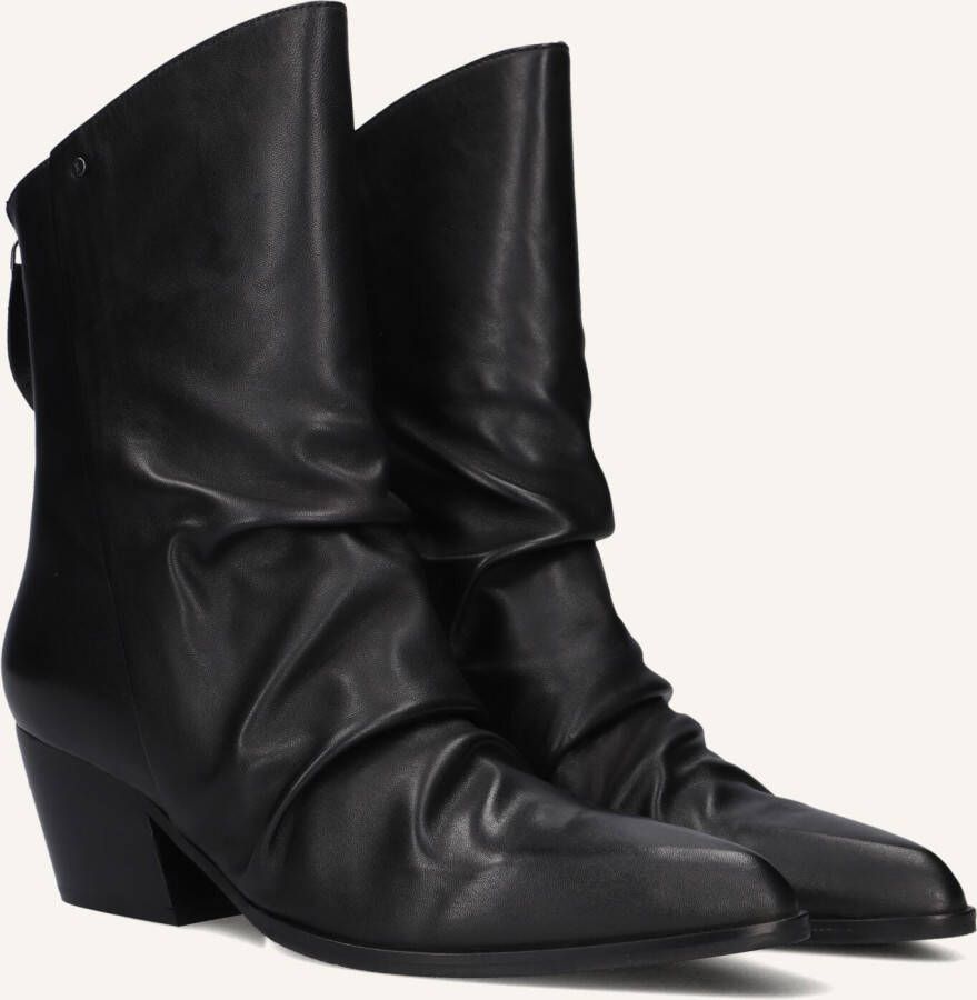 Bronx Lizz-y Enkellaarsjes Enkelboots met rits Dames Zwart