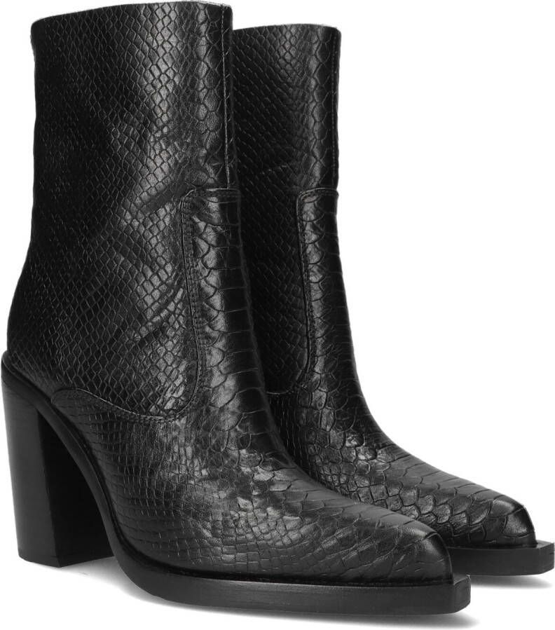 Bronx Mya Mae 34237 Enkellaarsjes Enkelboots met rits Dames Zwart