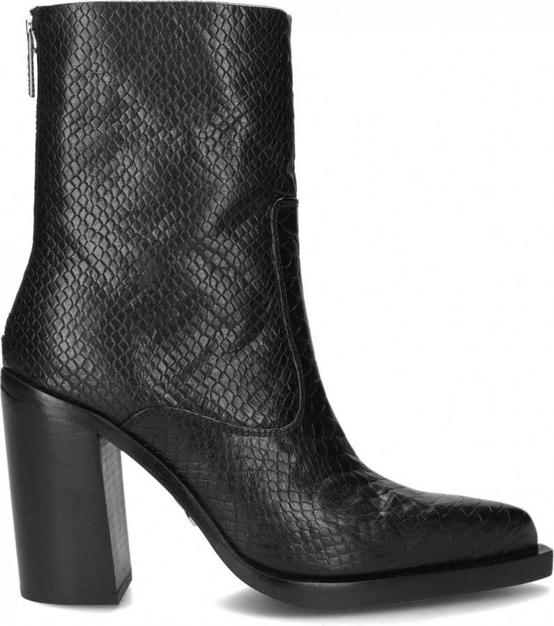 Bronx Mya Mae 34237 Enkellaarsjes Enkelboots met rits Dames Zwart