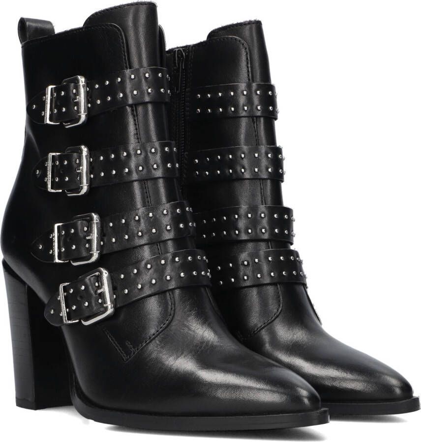 Bronx New-americana 33971 Enkellaarsjes Enkelboots met rits Dames Zwart