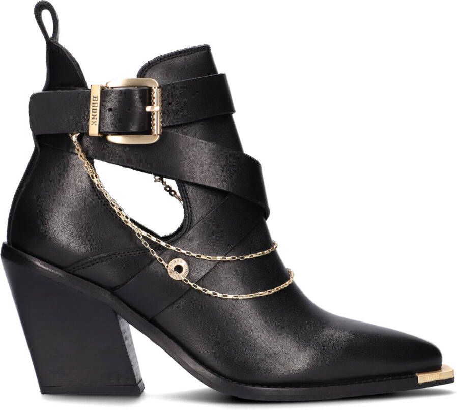 Bronx New kole 34210 Cowboylaarzen Western Laarzen Dames Zwart