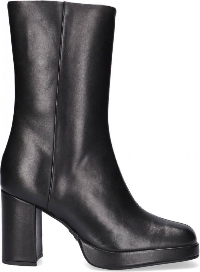 Bronx New melanie 34197 Enkellaarsjes Enkelboots met rits Dames Zwart