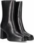 Bronx New-melanie 34197 Enkellaarsjes Enkelboots met rits Dames Zwart - Thumbnail 5