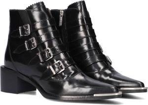 Bronx Zwarte Enkellaarsjes New-rocca 47439