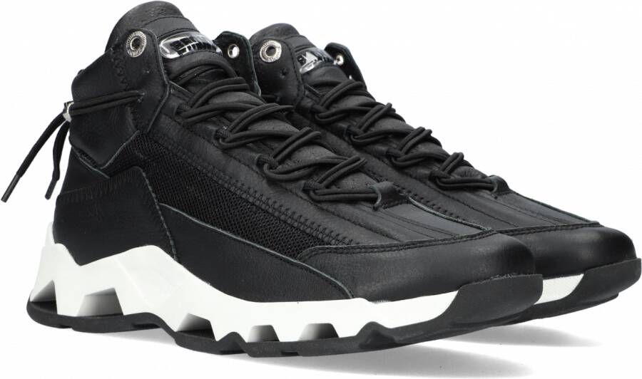 Bronx Epic 47410 Hoge sneakers Leren Sneaker Dames Zwart