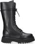 Bronx Groov y 14215 Veterboots Laarzen Met Veters Dames Zwart - Thumbnail 1