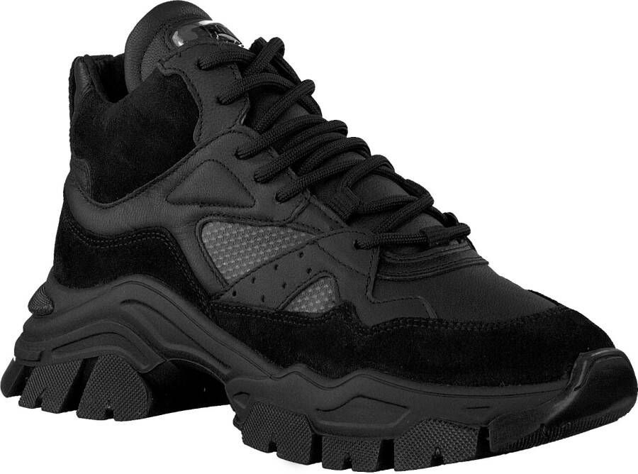 Bronx Tayke over 47309 Hoge sneakers Leren Sneaker Dames Zwart