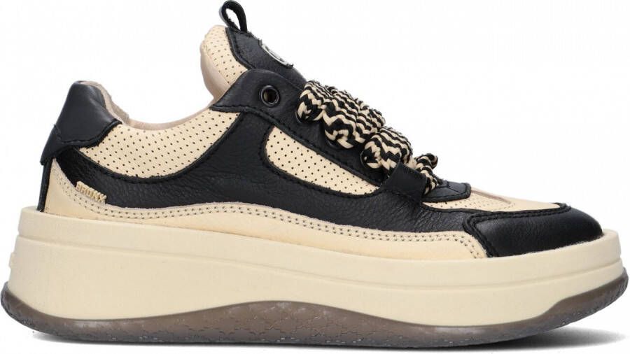 Bronx Bruc er 66439 Lage sneakers Leren Sneaker Dames Zwart