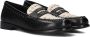 Bronx Lage Schoen in Zwart Wit Zilver Black Dames - Thumbnail 10