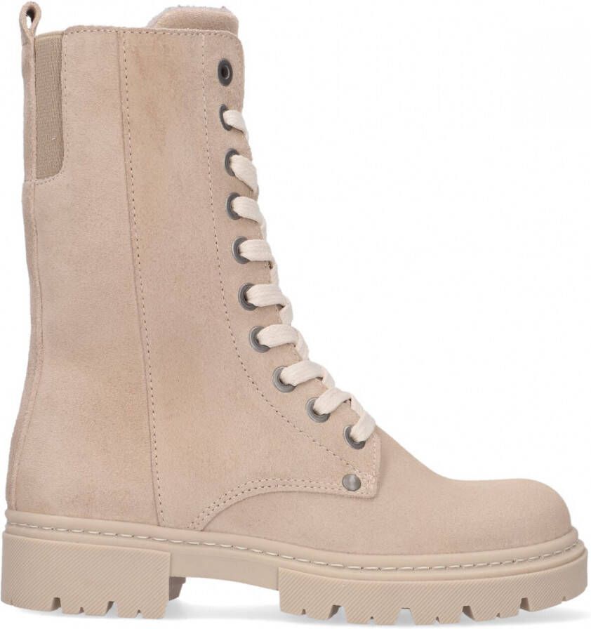 Bullboxer Ajs503 Veterboots Laarzen Met Veters Beige