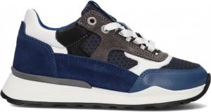 Bullboxer Aex003 Lage sneakers Leren Sneaker Blauw
