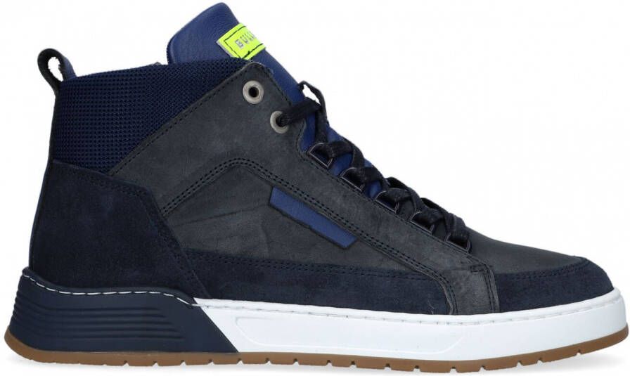 Bullboxer Blauwe Aof500 Hoge Sneaker