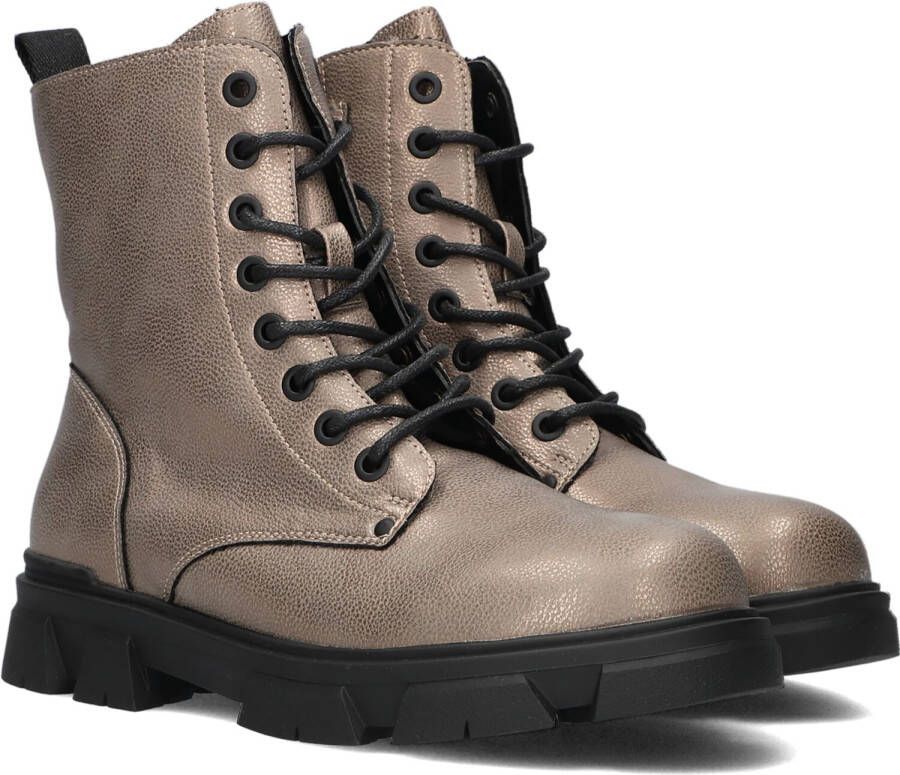 Bullboxer Paislie veterboots brons Meisjes Imitatieleer Effen 39