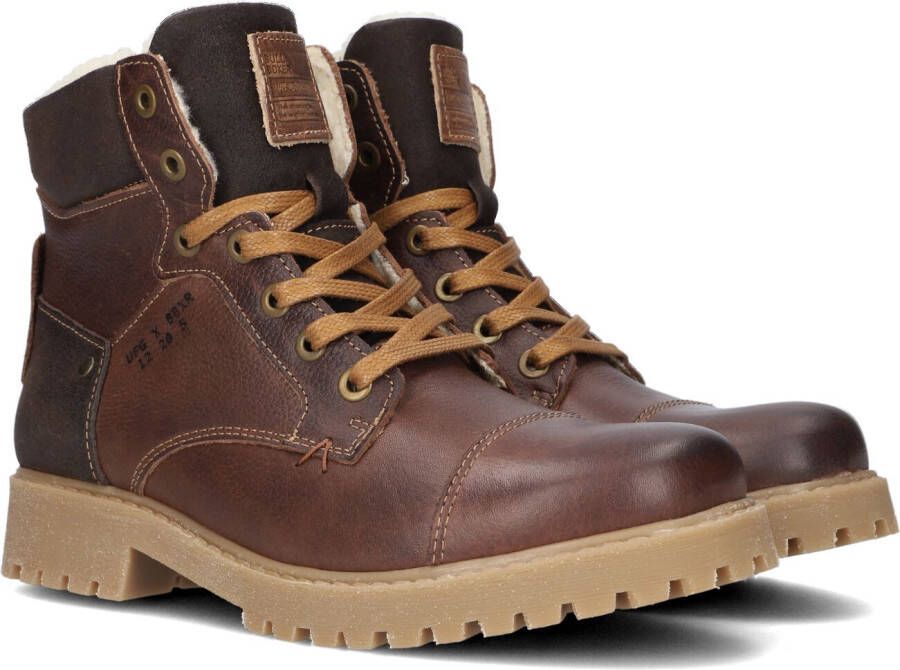 Bullboxer All518 Veterboots Laarzen Met Veters Jongens Bruin