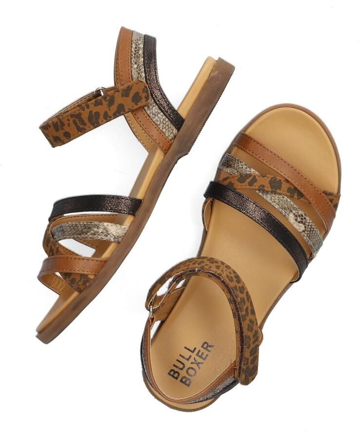 Bullboxer sandalen cognac Bruin Meisjes Imitatieleer Meerkleurig 31
