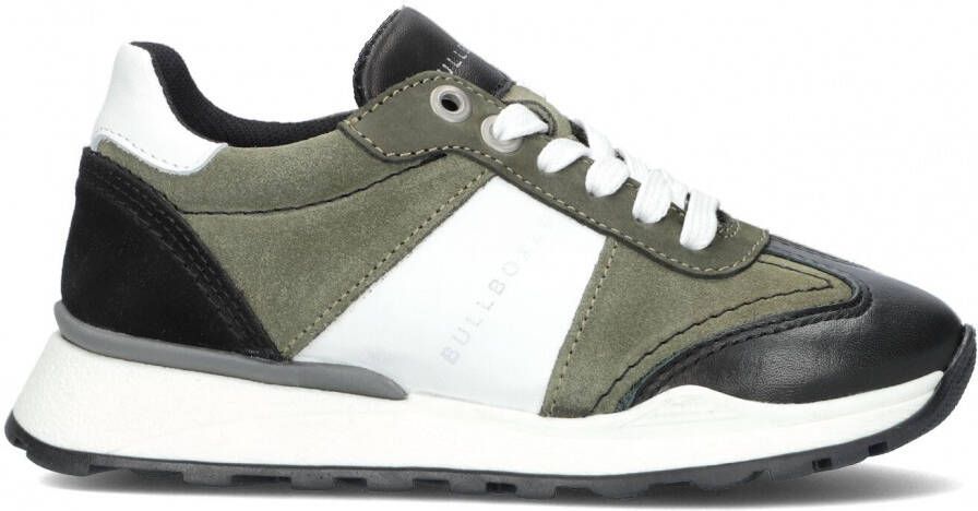 Bullboxer Aex002 Lage sneakers Leren Sneaker Jongens Groen