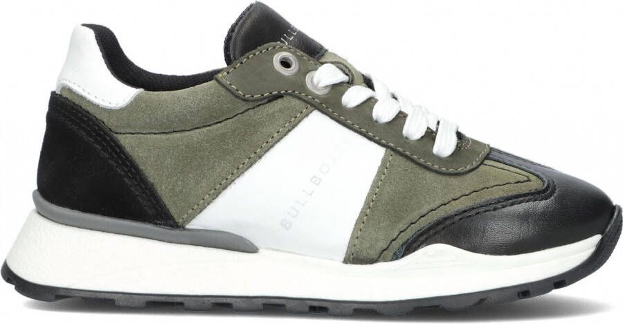 Bullboxer Aex002 Lage sneakers Leren Sneaker Jongens Groen