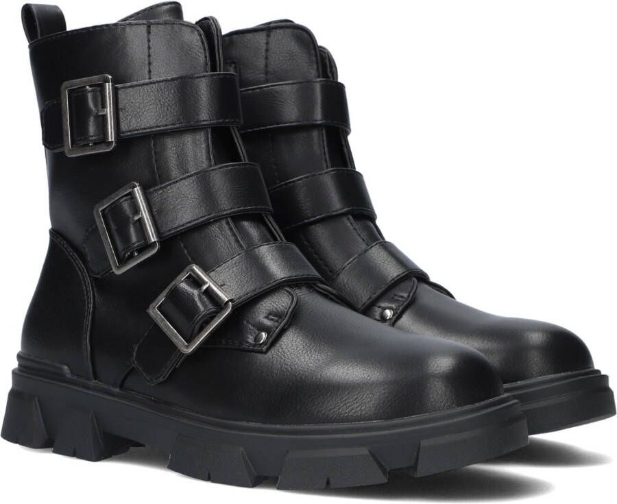 Bullboxer Aaf504 Veterboots Laarzen Met Veters Zwart