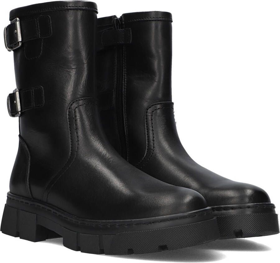 Bullboxer Diyona Buckle Biker boots Kids Zwart