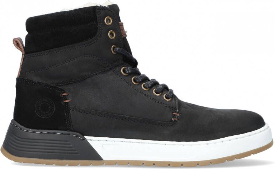 Bullboxer Aof503 Hoge sneakers Leren Sneaker Jongens Zwart