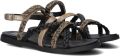 Bullboxer sandalen met panterprint zwart multi Meisjes Imitatieleer Panterprint 30 - Multicolor