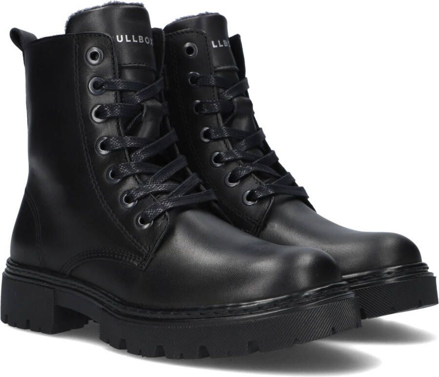 Bullboxer Ajs500 Veterboots Laarzen Met Veters Zwart