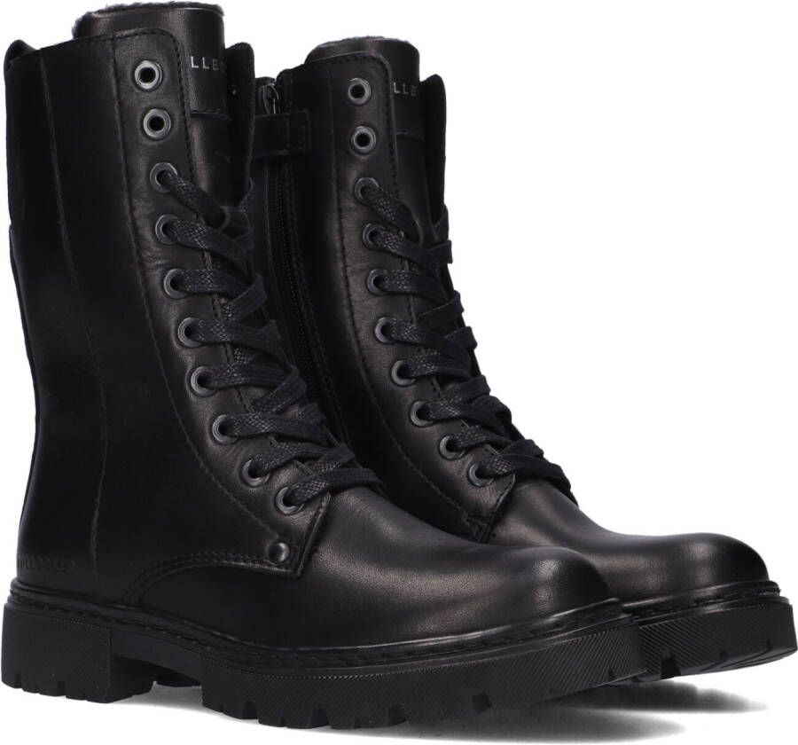 Bullboxer Ajs503 Veterboots Laarzen Met Veters Zwart