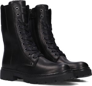Bullboxer Ajs503 Veterboots Laarzen Met Veters Meisjes Zwart