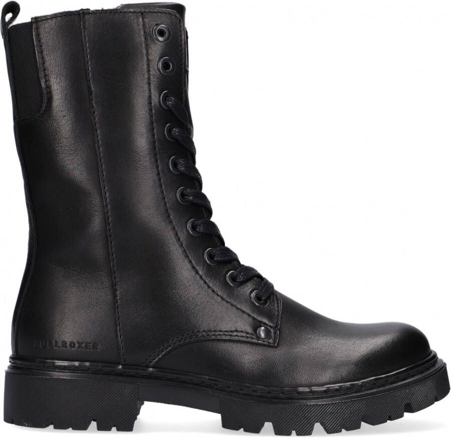 Bullboxer Ajs503 Veterboots Laarzen Met Veters Zwart