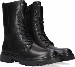 Bullboxer Ajs503 Veterboots Laarzen Met Veters Meisjes Zwart