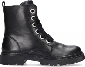 Bullboxer Ajs506 Veterboots Laarzen Met Veters Zwart